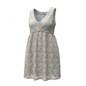 open lace back dress Mill Women's Glossy Ultra Mini Dress - Pink